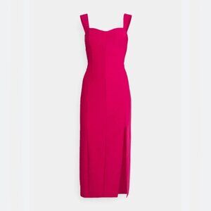 Abercrombie Wide Strap Corset Midi Dress